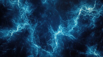 Naklejka premium Abstract electric blue background with flowing, high-energy light streaks.