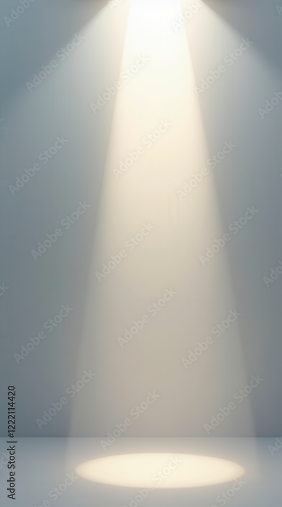 Poster rays of light emanating from top left light source isolated on white background. light beam overlay