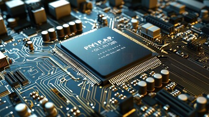 an educational infographic explaining how a CPU functions in a computer.