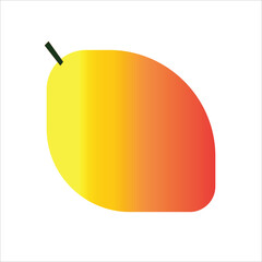 a manggo icon vector illustration
