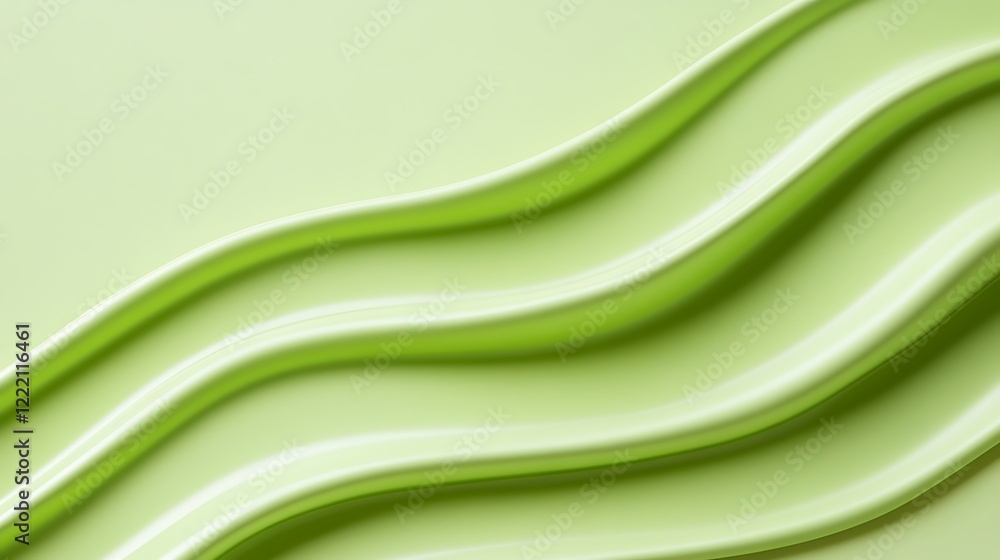 Poster abstract green wave pattern texture for backgrounds and design projects in soft pastel tones