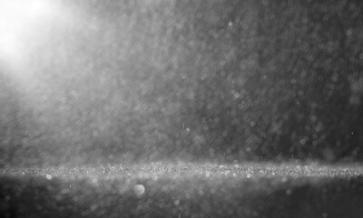 Abstract Particles Glitter with Shining Floating Dust Particles Flare, Celebration Background Image With Copy Space.