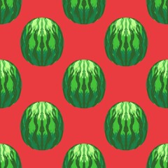 abstract fruit seamless pattern hand drawn for background or print