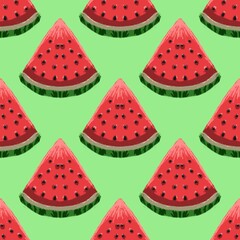 abstract fruit seamless pattern hand drawn for background or print