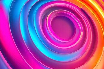 Obraz premium Colorful Abstract Swirls in Vibrant Pink, Blue, and Purple Shades