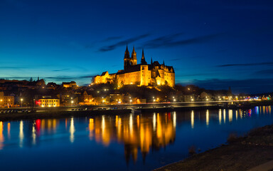 Albrechtsburg - Meißen at night

