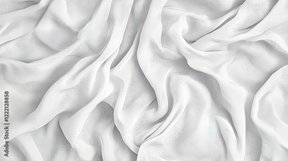 Aufkleber subtle gray fabric texture with faint stitching lines visible across the surface.