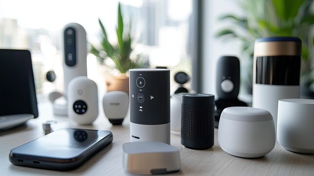 various smart home devices that utilize CPUs for automation.