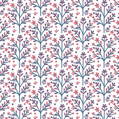 elegant seamless floral pattern with botanical wildflower and tropical motifs for fashion prints textile wallpaper and wrapping