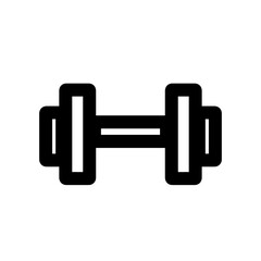 dumbbell isolated on white background