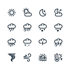 set of icons