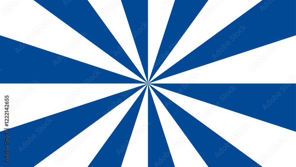 Poster blue and white sunburst abstract background. funky ray elements with classic vintage rays design. ba