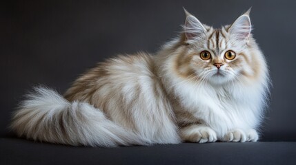 Obraz premium cat, kitten,animal, baby, nice, one animal, one, predator, kitten cute, little kitty, siberian kitten, siberian cat 