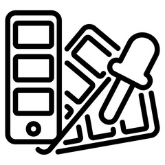 Color palette icon
