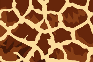 abstract giraffe skin design background vector art