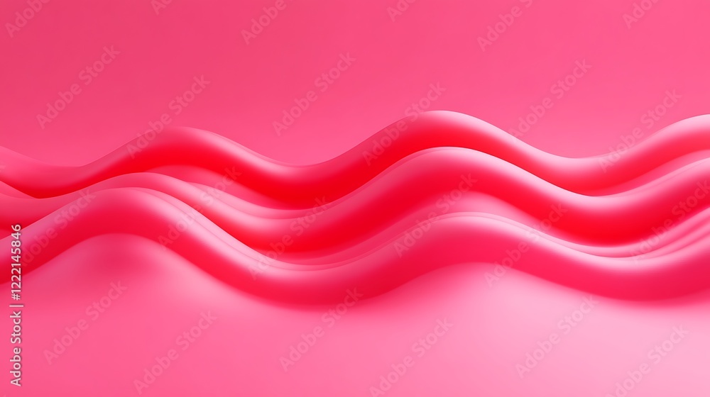 Poster elegant waves of soft pink textures creating a modern and minimalist background for creative project