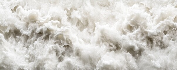 Majestic Ocean Waves Crashing and Surging on a Stormy Day