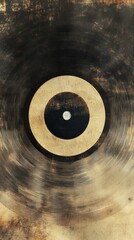 Obraz premium Vintage dusted abstract background with muted tones and retro texture