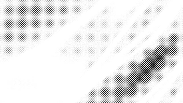 Animated abstract technology black background random dots and grid 4K. - 4K Stok video
