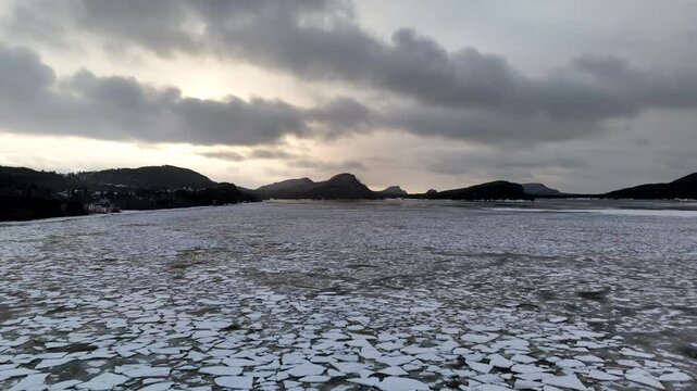 Aerial view surround Bic SEPAQ National Park