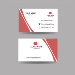 business card design template, clean professional business card template, visiting card. business card template
