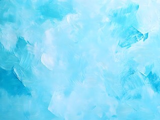 Obraz premium Abstract light blue and white paint texture background.