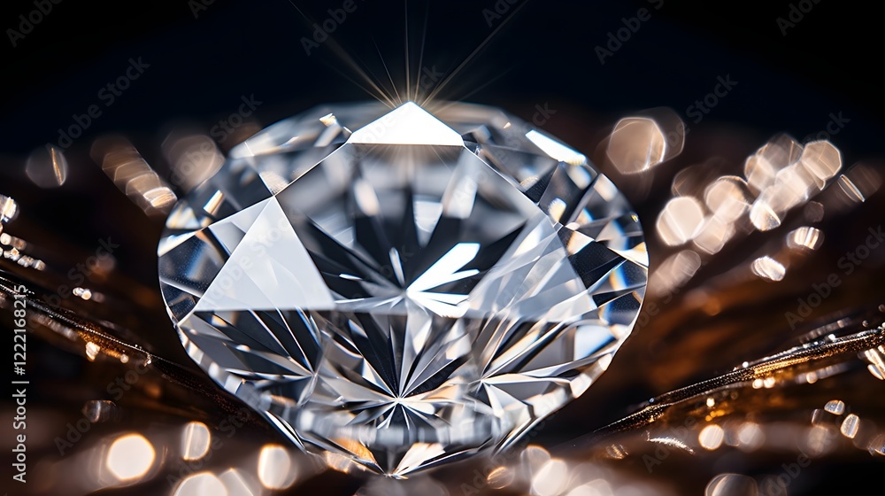 Poster mesmerizing close up macro photograph showcasing the exquisite details and refractive properties of 