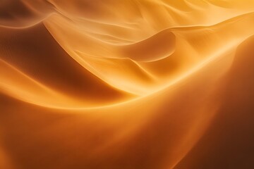 Obraz premium Abstract orange and gold flowing fabric texture background.