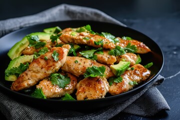 Creamy Avocado and Cilantro Lime Chicken