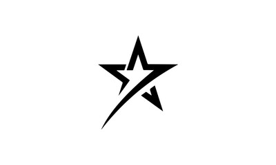 black star logo icon