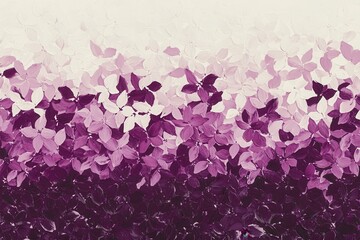 Obraz premium Floral Field Gradient: A field of flowers transitioning from deep purple at the forefront to soft pinks and whites in the background.