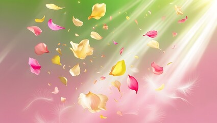 abstract background with butterflies