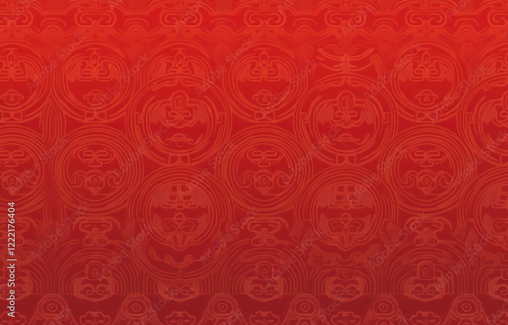 Poster red repeating pattern background texture.