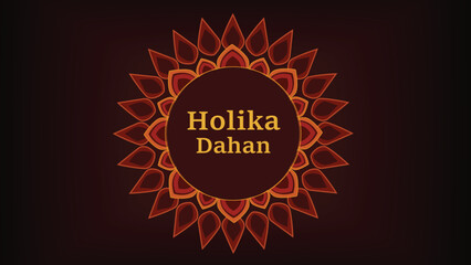 Fototapeta premium Holika Dahan - Celebrating the Victory of Good Over Evil