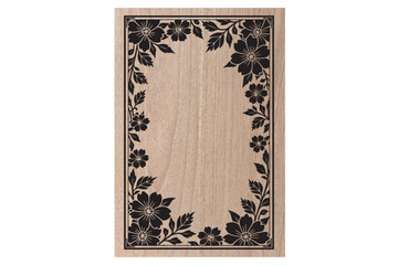 Fototapeta premium Laser Cut Floral Bundle - Elegant Flower Frame Designs