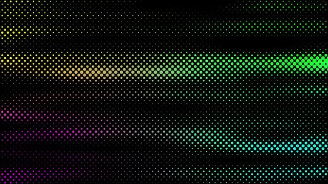 4k Abstract dynamic with blue dots round on netoworking connect transparent background (alpha channel). Motion modern animation. Trendy wavy banner , Texture halftone Dotted animated gradient