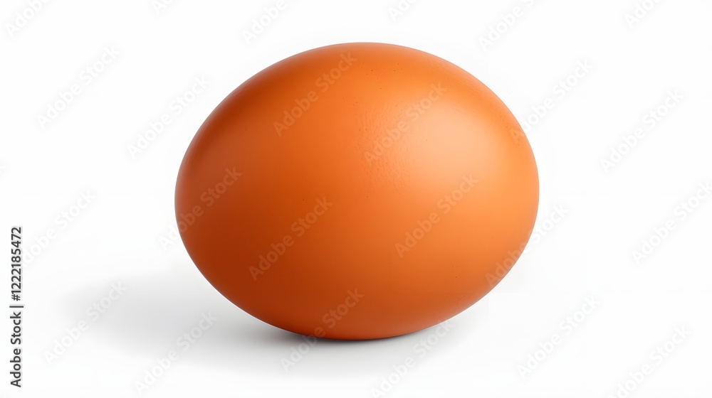 Poster isolated brown egg captured on a transparent background with clean minimalist styling simple natural