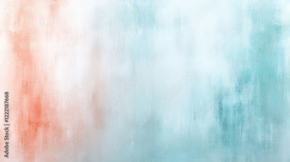 Poster dynamic interplay of blue and red hues in abstract painting creating a captivating visual experience