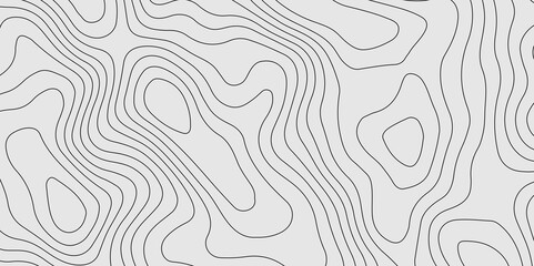 Abstract geometric map design featuring contours, topographic relief, and terrain lines for geographic and cartographic exploration background design.
