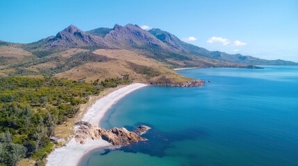 Fototapeta premium Serene Coastal Landscape