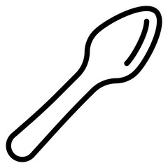 Spoon line icon