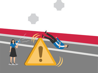 Announcement of important messages or alerts to be cautious