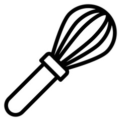 Whisk line icon