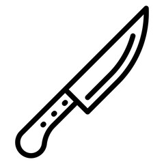 Cutting Knife line icon