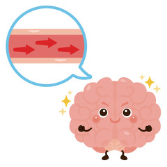 健康な血管と元気な脳のキャラクター