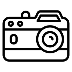 camera line icon
