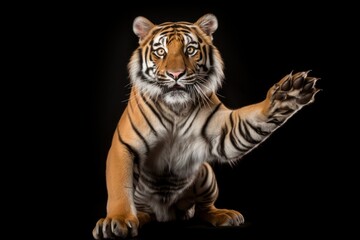 Obraz premium Wildlife animal tiger mammal.