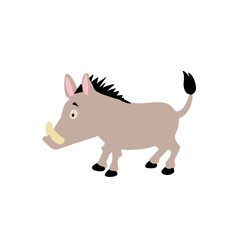 Cute wild jungle animals vector