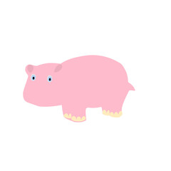 Cute wild jungle animals vector