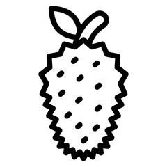 Soursop line icon